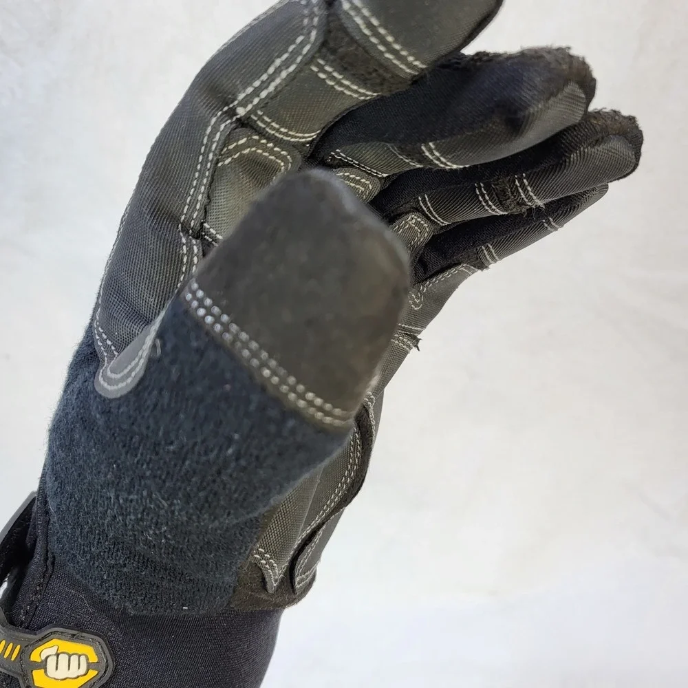 Youngstown Work Glove Waterproof Winter Plus Performance Insulated LG Black Grey